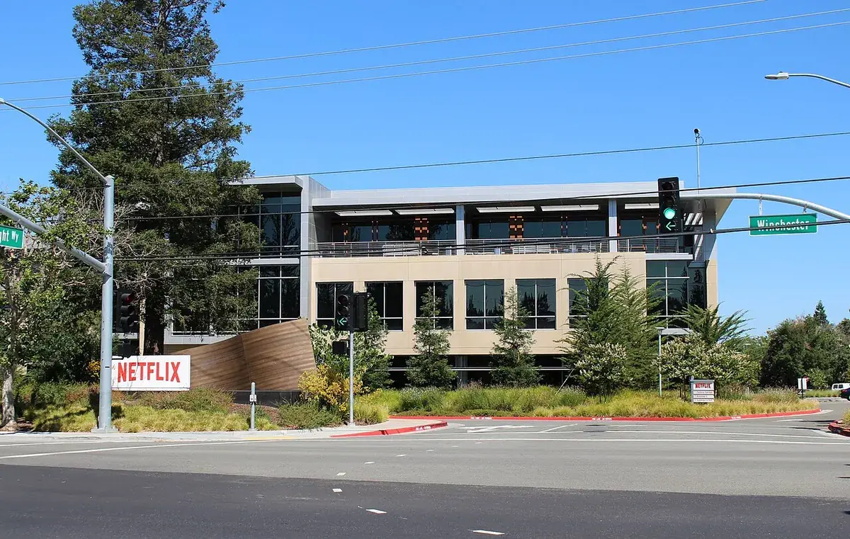 Netflix headquarters building at 101 Albright Way in Los Gatos, California (file photo)