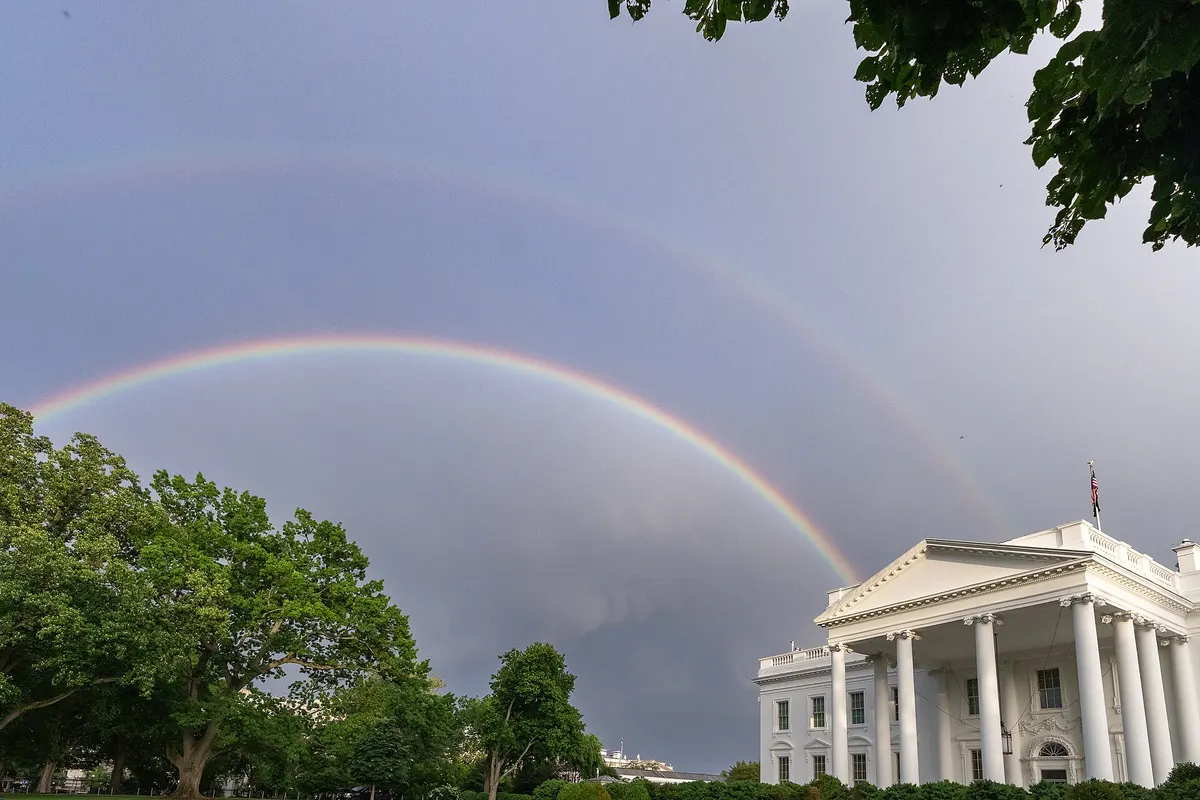 The North Portico of the White House (file photo)