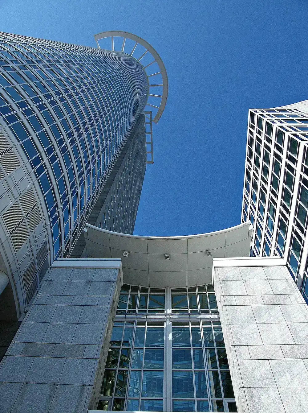 File photo of a European financial skyline