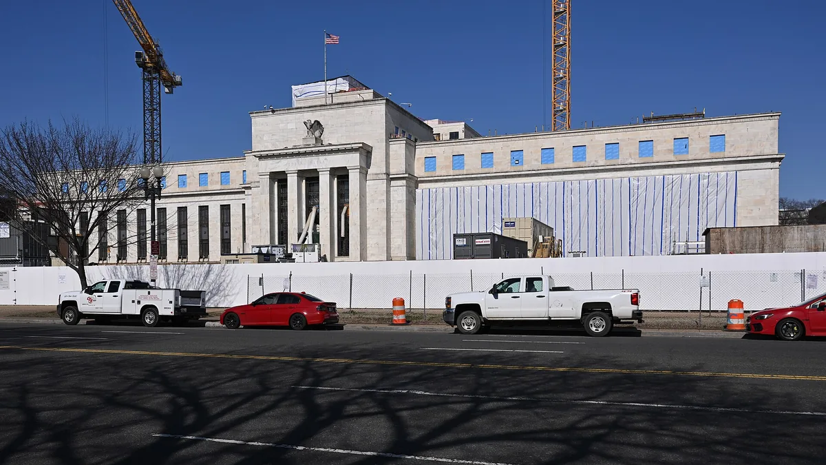 File photo of the Marriner S. Eccles Federal Reserve Board Building in Washington