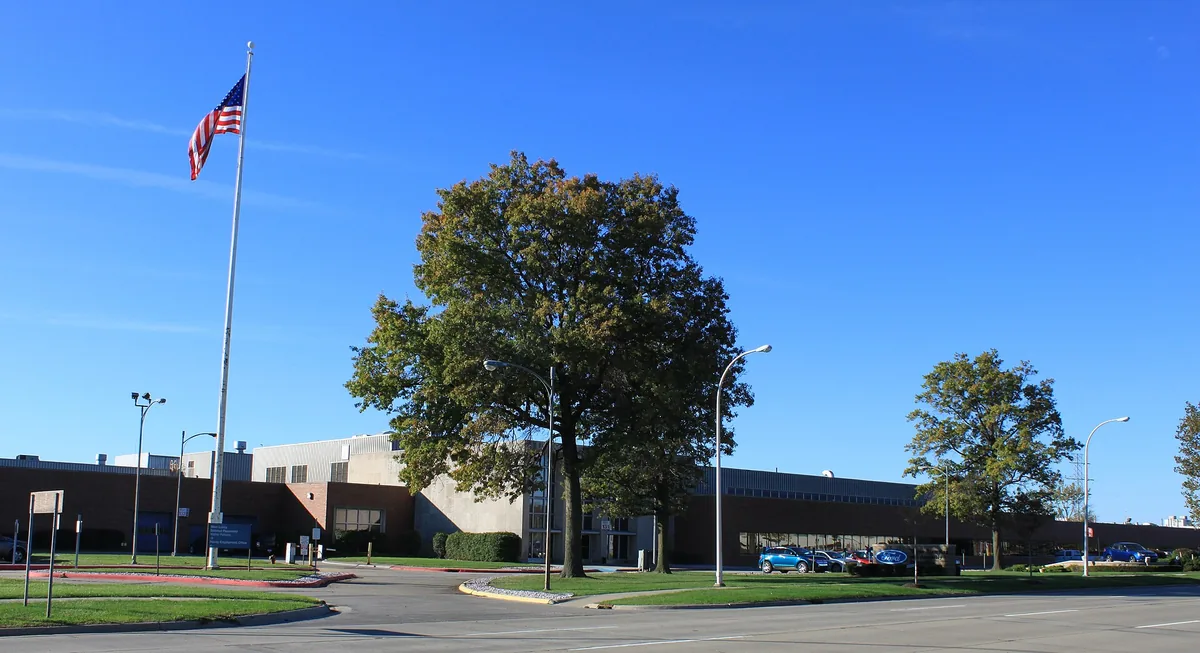 Exterior of the Ford Wayne Stamping and Assembly Plant in Wayne, Michigan (file photo)