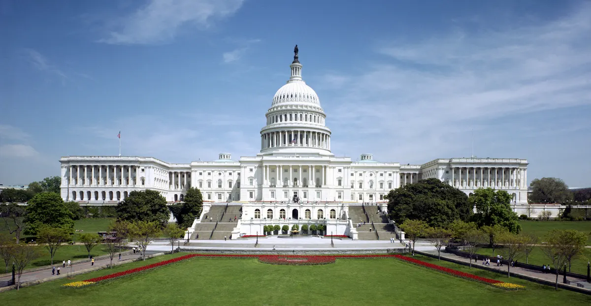 West front of the United States Capitol in Washington, D.C.