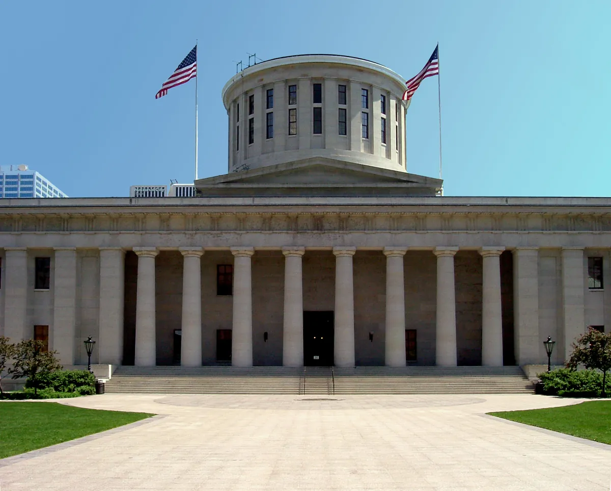 Ohio Statehouse exterior in Columbus (file photo)