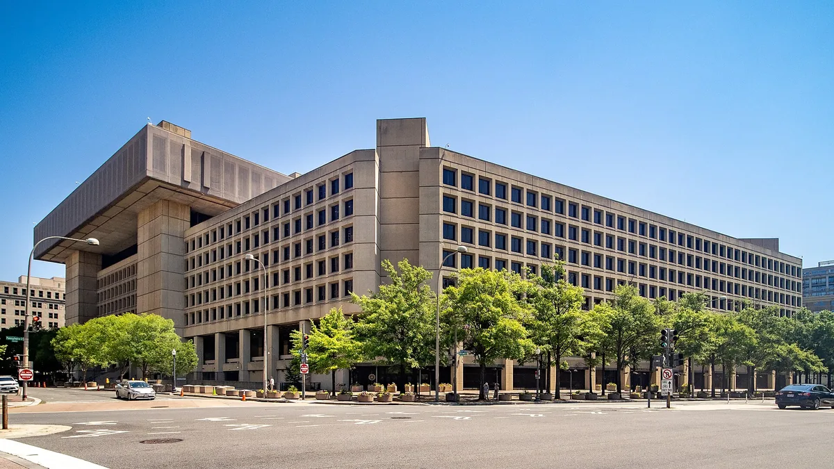 File photo of the FBI Headquarters building in Washington, D.C.