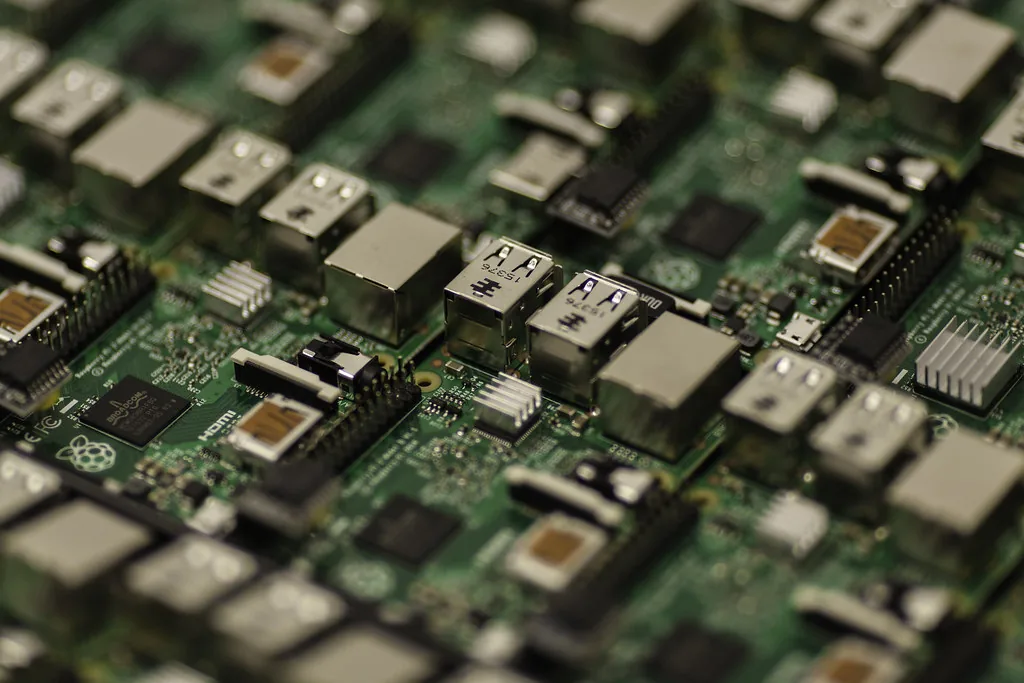 Close-up of a Raspberry Pi circuit board (stock file photo)