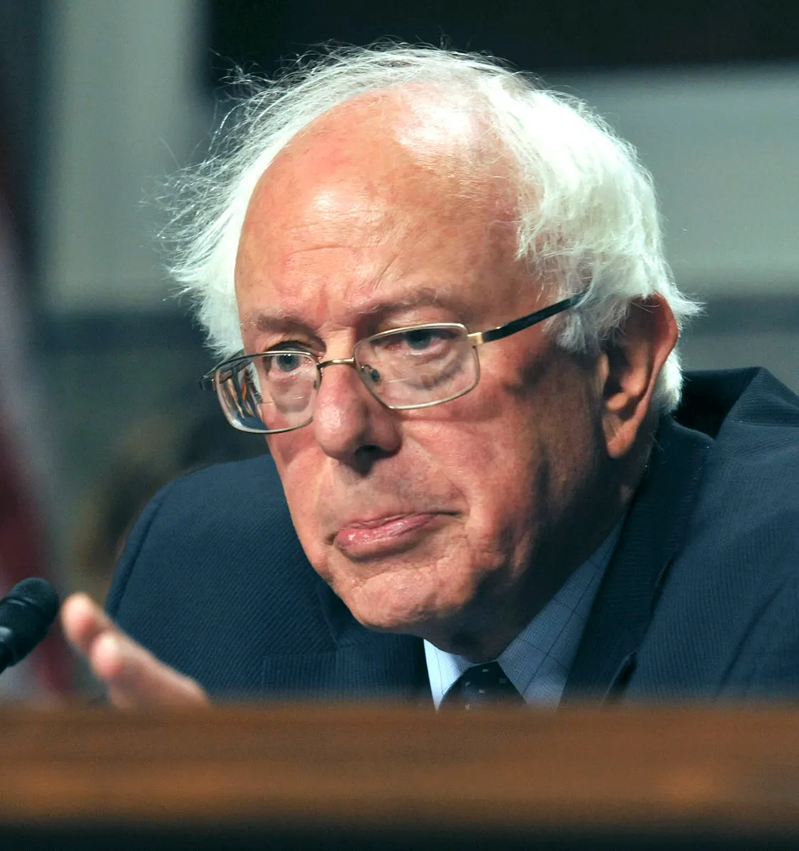 Sen. Bernie Sanders speaking at a 2014 Senate committee hearing (file photo)