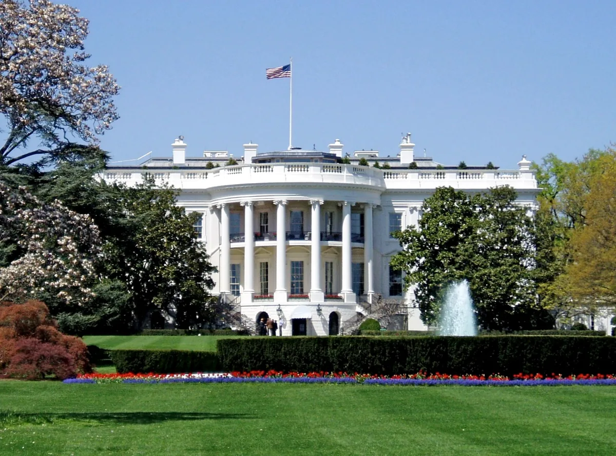 White House South façade and South Lawn (file photo)